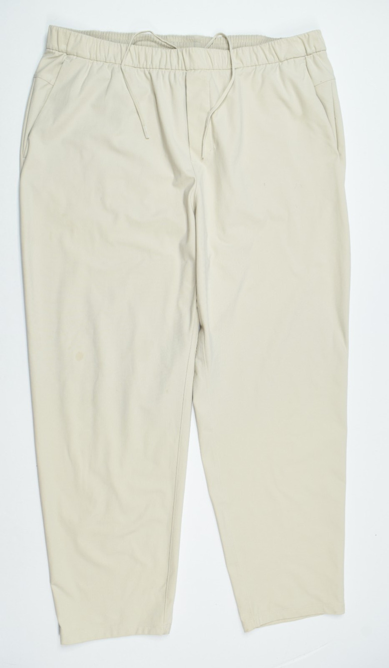 Lululemon ABC Skinny Fit Joggers Warpstreme Mens 2XL Tan Pull-On Drawstring
